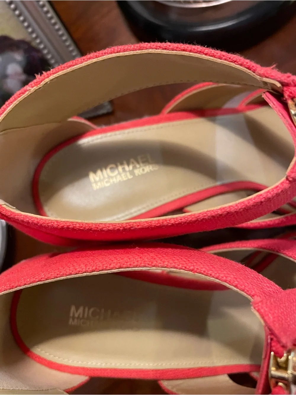 Michael Kors bold coral